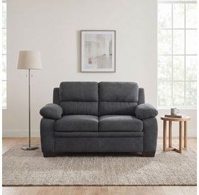Holleman Dark Gray Loveseat