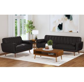 Fable Dark Gray 86" Sofa
