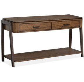 Hallie Milk Chocolate and Dark Chocolate Rectangular Sofa Table