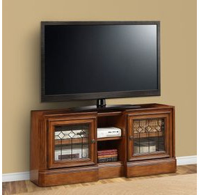 Huntington Antique Vintage Pecan Expandable TV Console