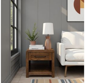 Haven Oak Bourbon Square End Table