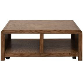 Haven Oak Bourbon Rectangular Occassional Table Set