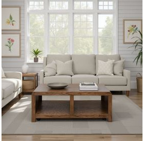 Haven Oak Bourbon Rectangular Occassional Table Set