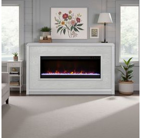 Haven White 62" Fireplace Mantel