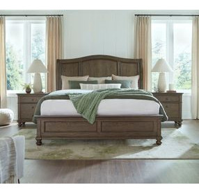 Oxford Cocoa 2 Drawer Nightstand