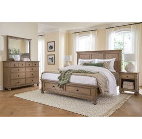 Oxford Tan 1 Drawer Nightstand