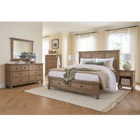 Oxford Tan 5 Drawer Chest