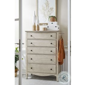Provence Linen 5 Drawer Chest