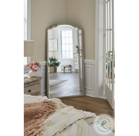 Provence Linen Arch Floor Mirror