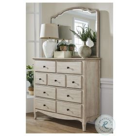 Provence Linen 9 Drawer Chesser