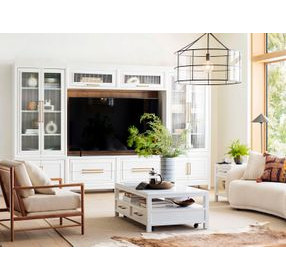 Alexander White Rectangular Cocktail Table