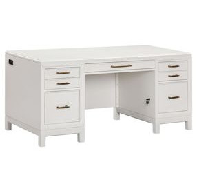 Alexander White 66" Executive Desk