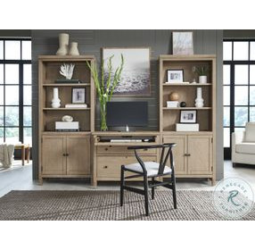 Emerson Light Elm 1 Door Bookcase