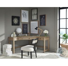 Emerson Light Elm 60" Corner Home Office Set