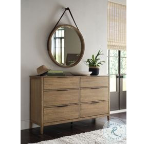 Cyrus Almond Bisque 6 Drawer Dresser