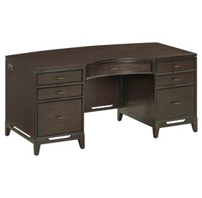 Sutton French Roast 66" Executive Home Office Set