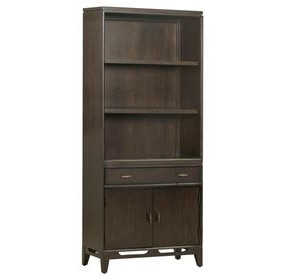 Sutton French Roast 2 Door Bookcase