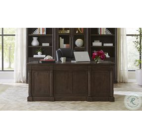 Jackson Turkish Coffee 72" Executive Desk and USB Charging