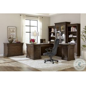 Jackson Turkish Coffee 72" L Shaped Home Office Set