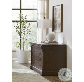 Jackson Turkish Coffee Workstation 3 Drawer Combo File Cabinet