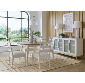 Astoria Pearl 4 Door Sideboard with LED