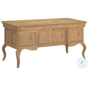 Chateau Philippe Cognac 64" Half Ped Desk with USB Charging