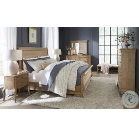Chateau Philippe Cognac Sleigh Bedroom Set