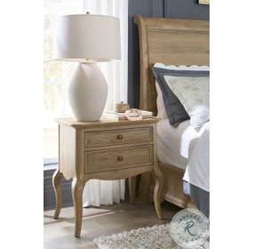 Chateau Philippe Cognac Cabriole 2 Drawer Nightstand