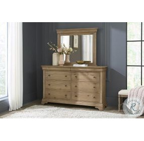 Chateau Philippe Cognac Landscape Rectangular Bedroom Mirror