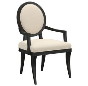 Atrium Beige Upholstered Arm Chair