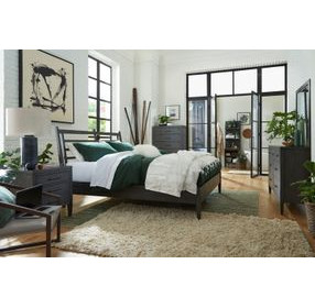 Preston Urbane Gray 2 Drawer Nightstand