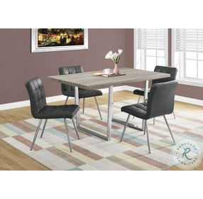 1121 Dark Taupe Rectangular Dining Table