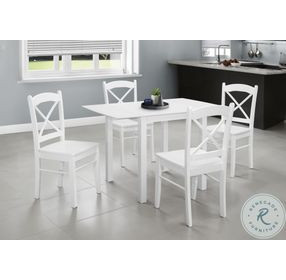 1323 White Rectangular Dining Table