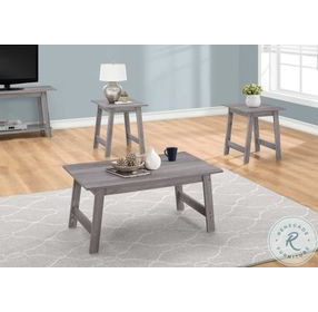 Gray 3 Piece Occasional Table Set