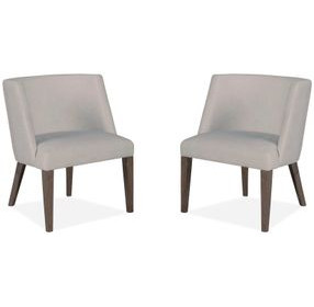 Stoneford Gray Upholstered Host Chair Set of 2