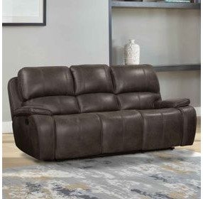 Brookings Charcoal Reclining 88" Sofa