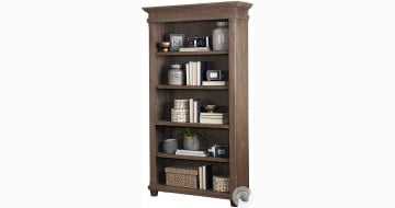 Carson Weathered Dove Double Pedestal Home Office Set from Martin ...