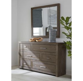 Modern Loft Graystone Rectangular Dresser Mirror
