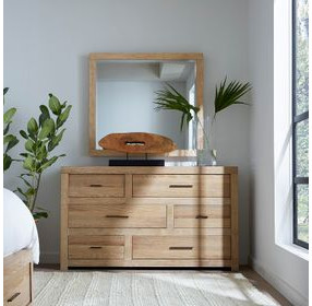 Modern Loft Modern Khaki Rectangular Dresser Mirror