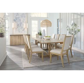 Modern Loft Khaki Performance Fabric Dining Side Chair Set of 2
