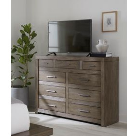 Modern Loft Graystone 9 Drawer Chesser