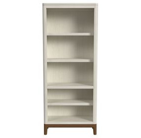 Pomona Soft White Open Bookcase