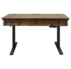 Porter Brown Home Office Set with USB Charging