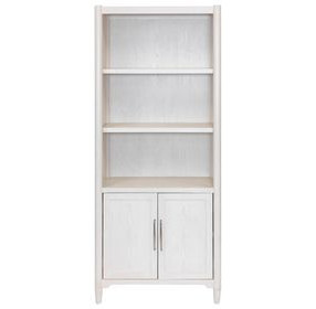 Towne White Door Bookcase