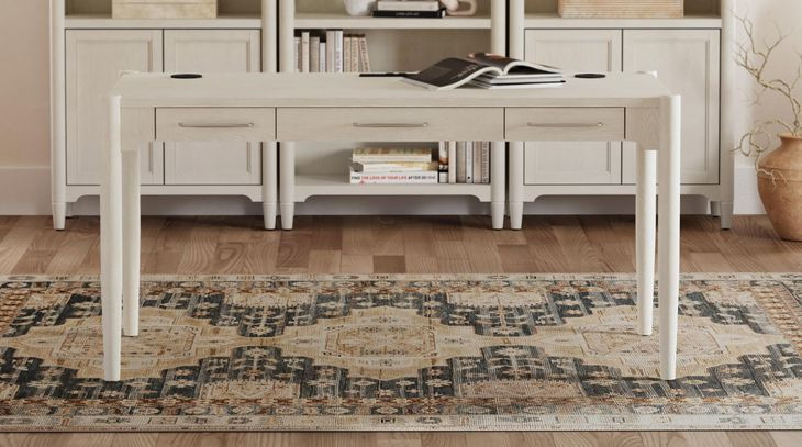 Towne White Writing Desk