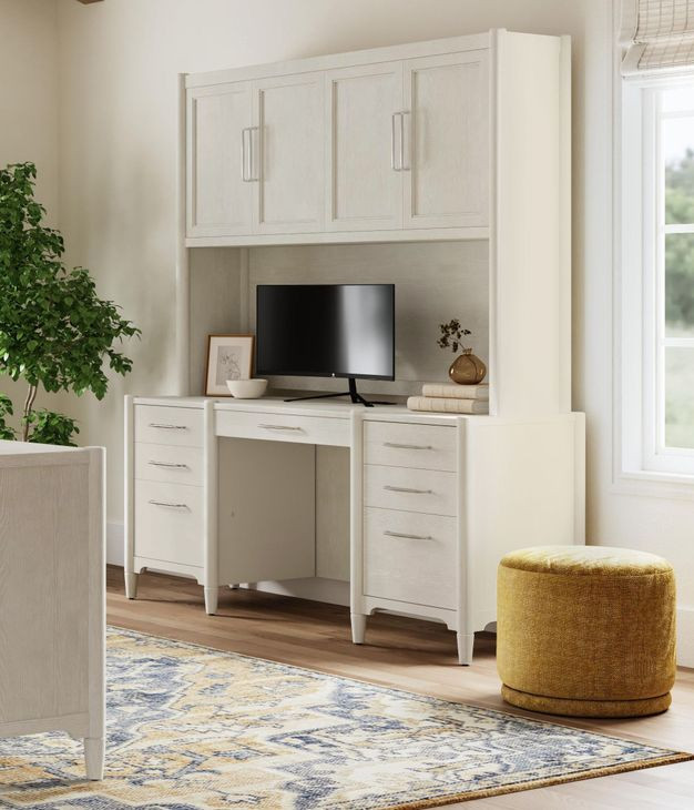 Towne White Credenza