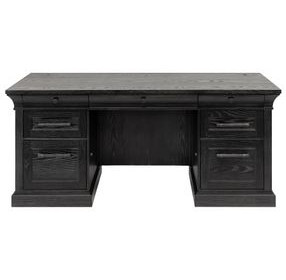 Willow Lane Ebony Black Home Office Set