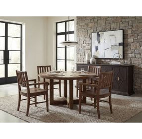 Harbor Drift Worn Saddle Arm Chair