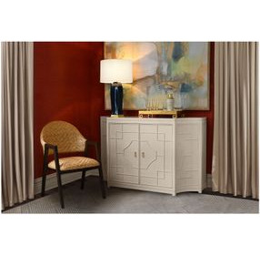 Isabel Antique White 2 Door Accent Cabinet