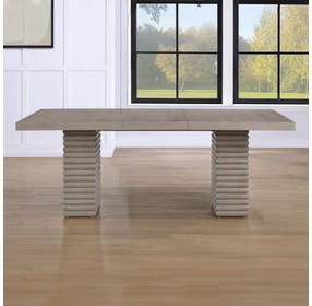 Lily Brown 60" Rectangular Dining Table